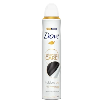 اسپری ضدتعریق DOVE ADVANCED CARE INVISIBLE DRY حجم 250 میل