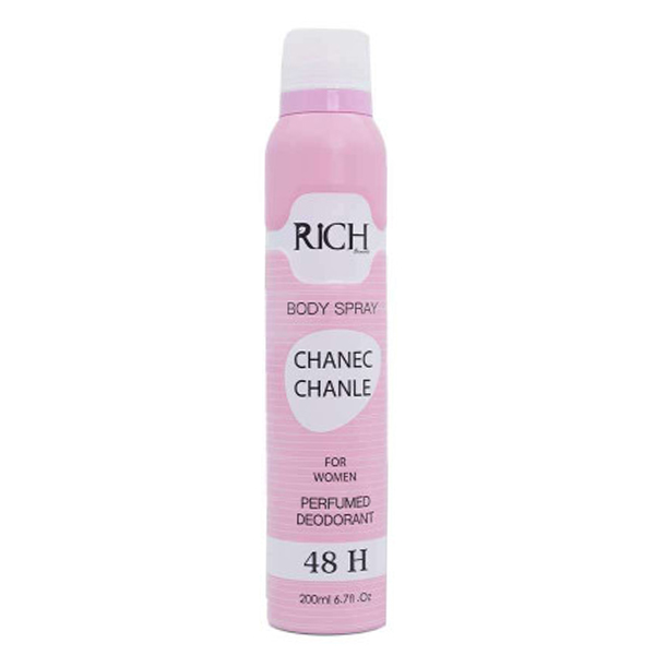 اسپری بدن زنانه ریچ بونومیا مدل Chanec Chanleحجم 200 میلی لیتر