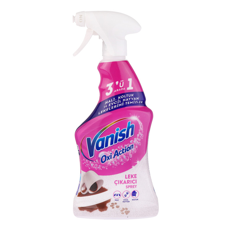 اسپری لکه بر مبل و فرش ونیش(Vanish) مدل Oxi Action 3 in 1 حجم ۵۰۰ میلی لیتر