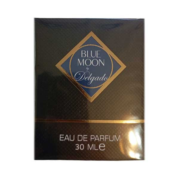 ادوپرفیوم مینیاتوری دلگادو مدل بلومون BLUE MOON حجم 30 میلی لیتر