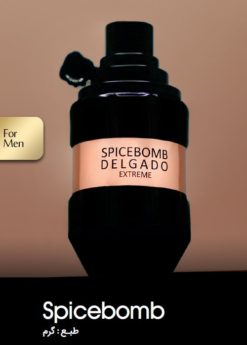 ادوپرفیوم مینیاتوری مردانه دلگادو مدل Spice Bomb Extreme حجم 25 میلی لیتر