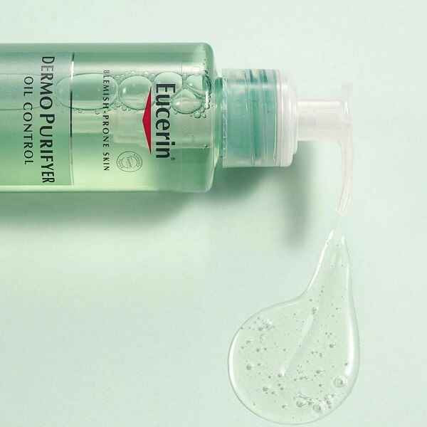 ژل شستشوی اوسرین EUCERIN مدل درما پوریفایر DERMO PURIFYER حجم 200 میل | پوست چرب و جوش دار