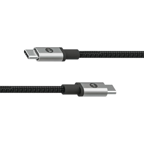کابل 2متری شارژ دوسر تایپ سی موفی MOPHIE USB-C TO USB-C 60W-مشکی