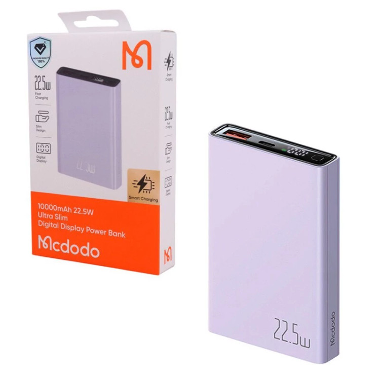 پاور بانک فست شارژ مک دودو MC-294 PD QC3.0 20W ظرفیت 10000 میلی آمپر ساعت