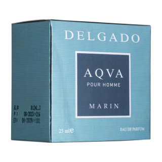 ادوپرفیوم مینیاتوری مردانه دلگادو مدل Bvlgari Marine حجم 25 میلی لیتر